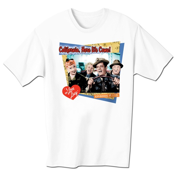 I Love Lucy Going To California T-Shirt | Lucystore.com
